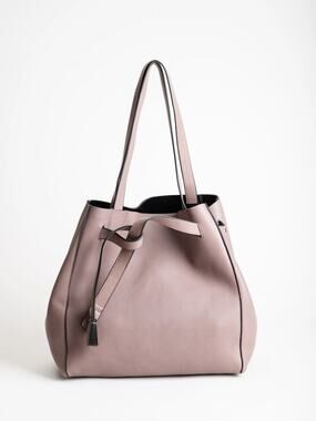 Kempton & Co Women’s Bag Leather New Covertible Tote Mauve Cowdray